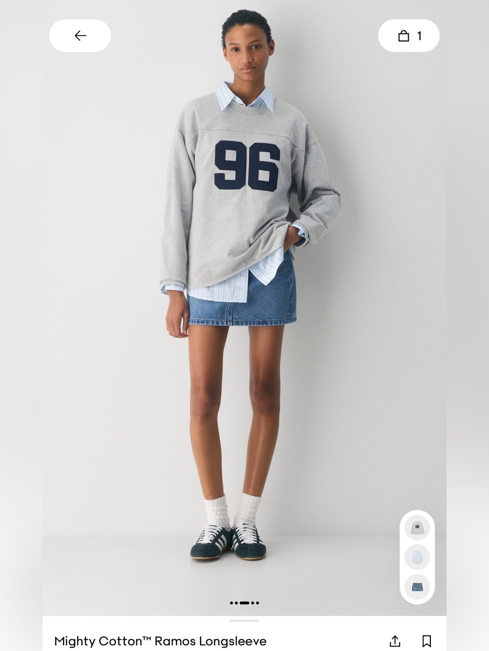Aritzia TNA Mighty Cotton Ramos Longsleeve